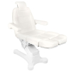 FOTEL KOSMETYCZNY ELEKTR. A-207C PEDI WHITE/IVORY (5 SILNIKÓW)